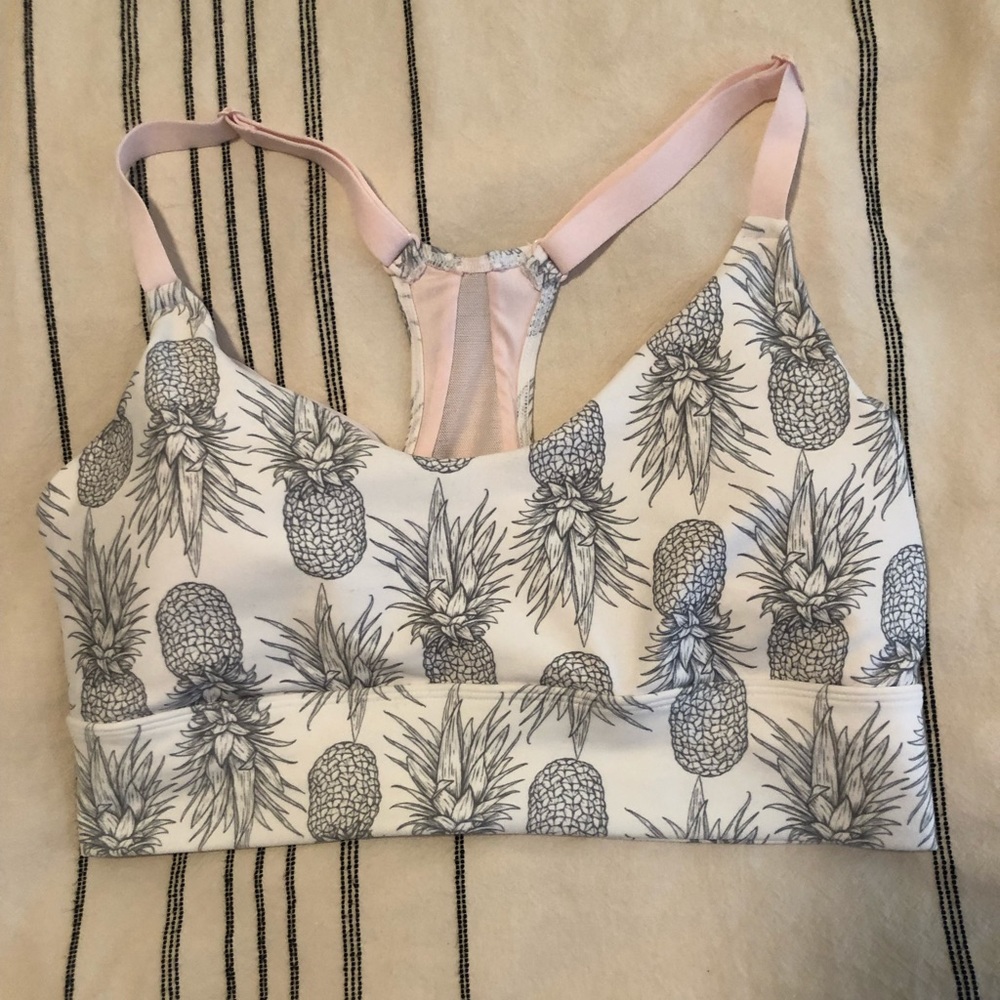 Pineapple sports bra (large)